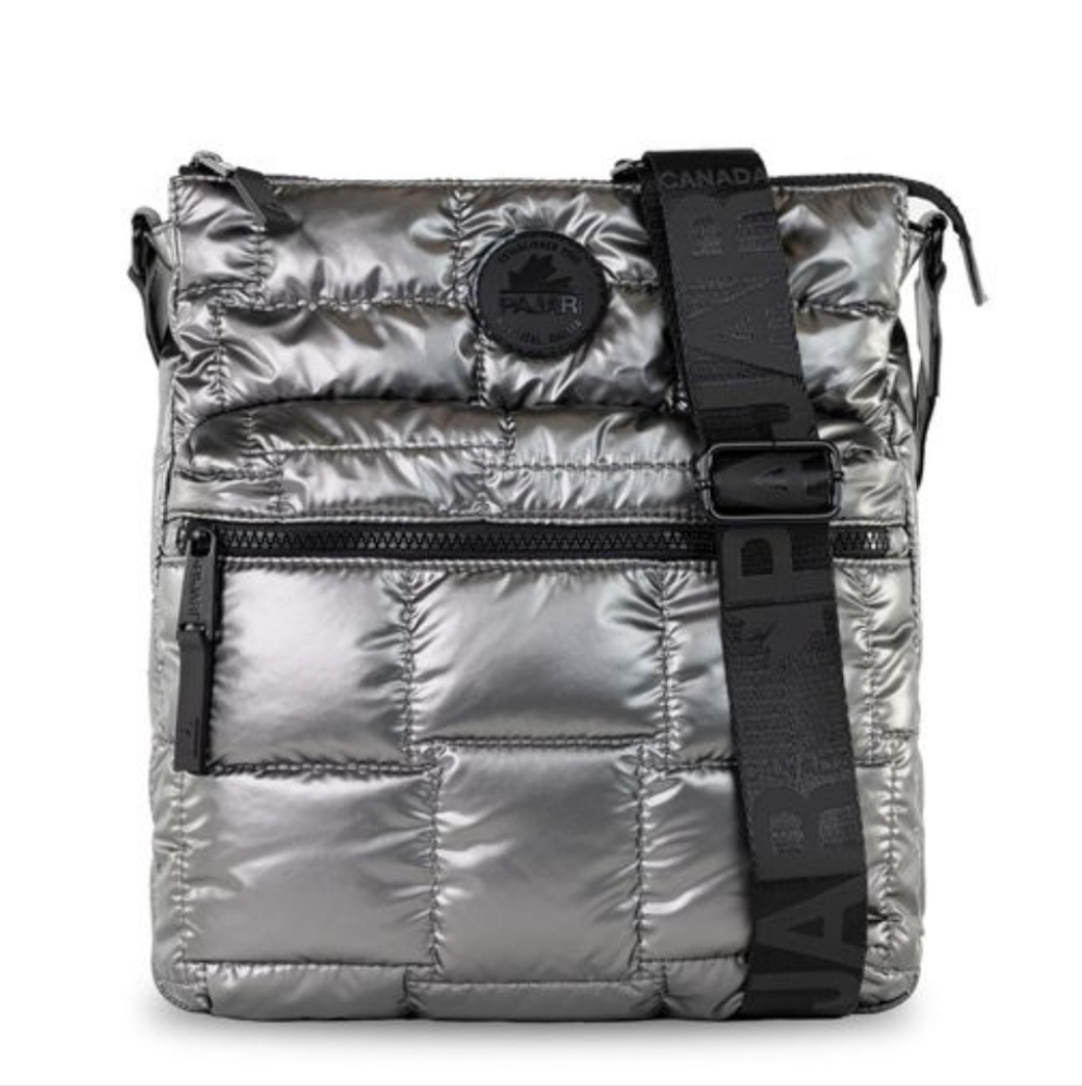 Pajar Women's Black Quilted Crossbody Bag